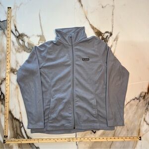 Columbia Gray Zip-Up Fleece Jacket